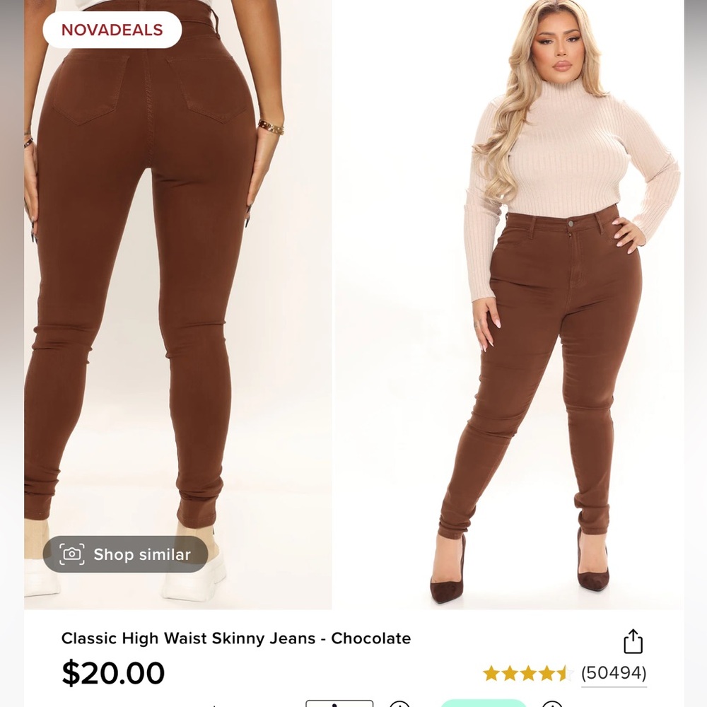 NWT Fashion Nova Skinny jeans
